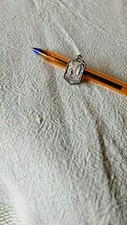  antique medal Notre Dame de Lourdes 1.4cmx2cm #MEDAL