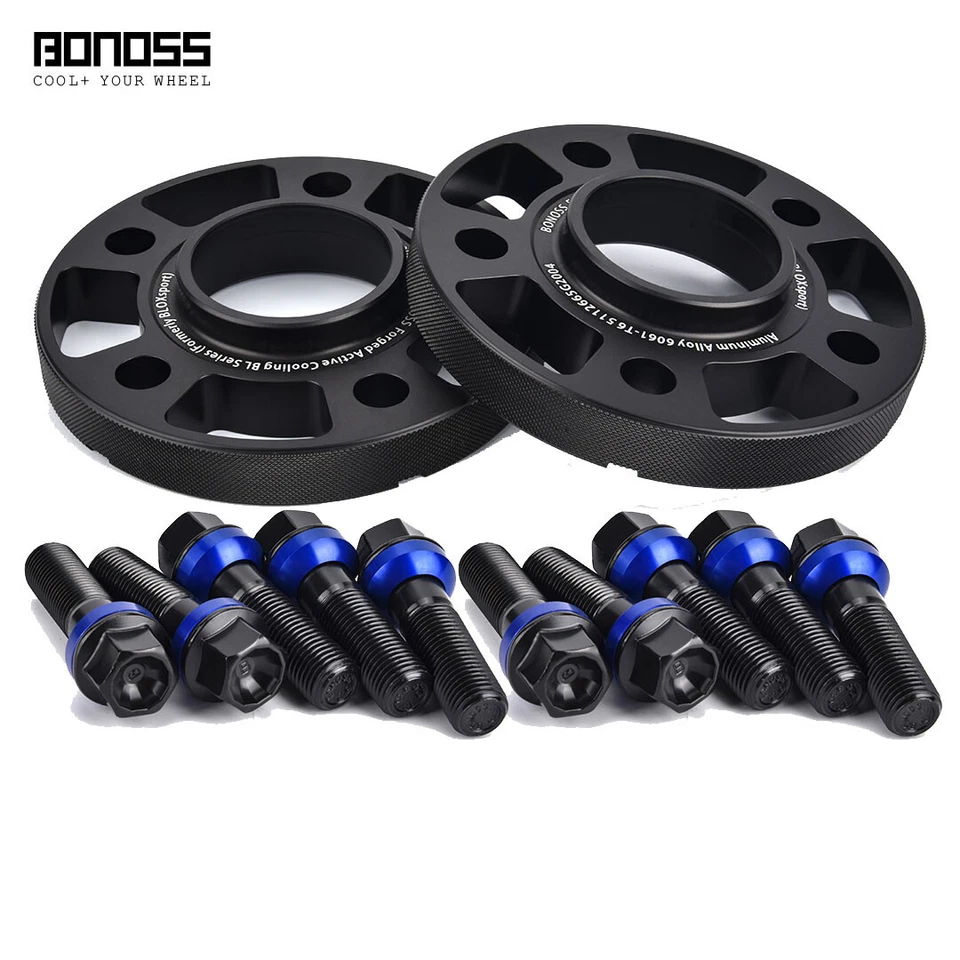 Espaciadores de rueda centrados en buje BONOSS 4 piezas 20 mm para Mercedes GLE 350 GLE450 GLE53 V167 Foto 2 de 4