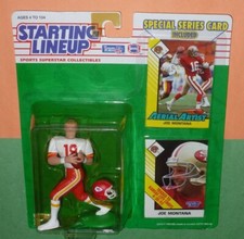 1993 JOE MONTANA 1st Kansas City Chiefs Starting Lineup 49ers cards
