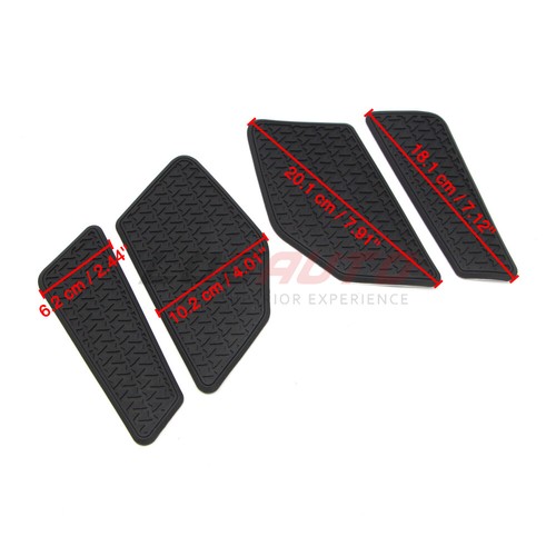 For Yamaha MT-10 22+ Fuel Tank Side Decal Pad Anti-slip Sticker Knee Grip Rubber - Picture 4 of 12