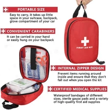 46Pcs First Aid Kit Emergency Survival Gear for Outdoor Adventures