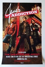 Janes Addiction The Great Escape Artist Promo Poster 2011 RARE 11x17