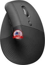 Ratón inalámbrico vertical ergonómico de 2.4 GHz para ordenador portátil NEW US