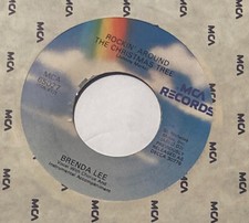 BRENDA LEE - Rockin' Around the Christmas Tree/ PAPA NOEL. MCA RECORD 45 RPM 7IN