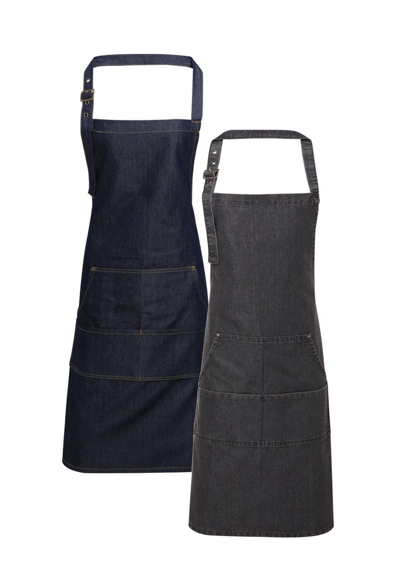 Grembiule | Denim blu | | Spedizione gratuita