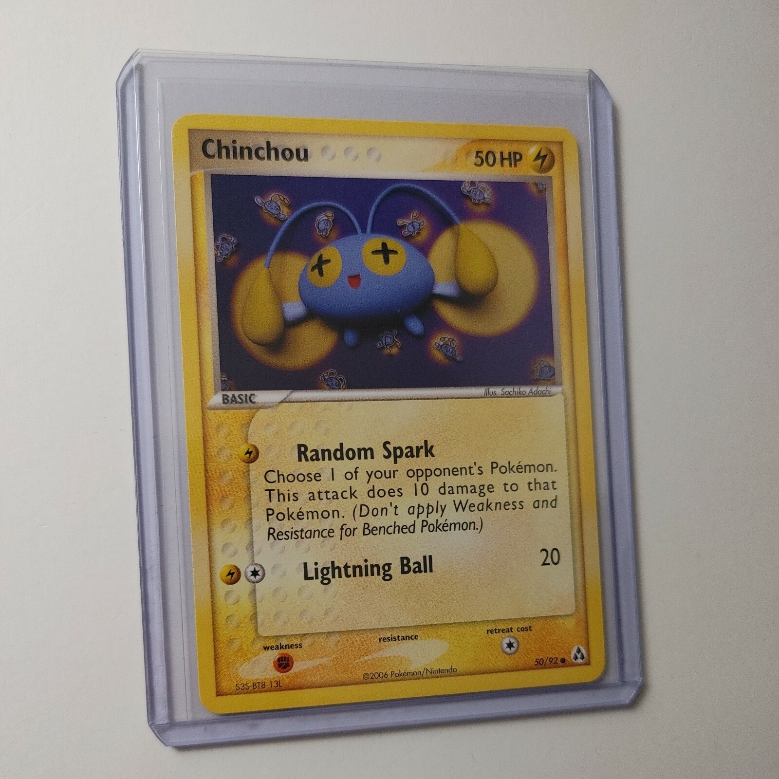 Chinchou 50/92 Legend Maker Common 2006 Pokémon Trading Card Near Mint