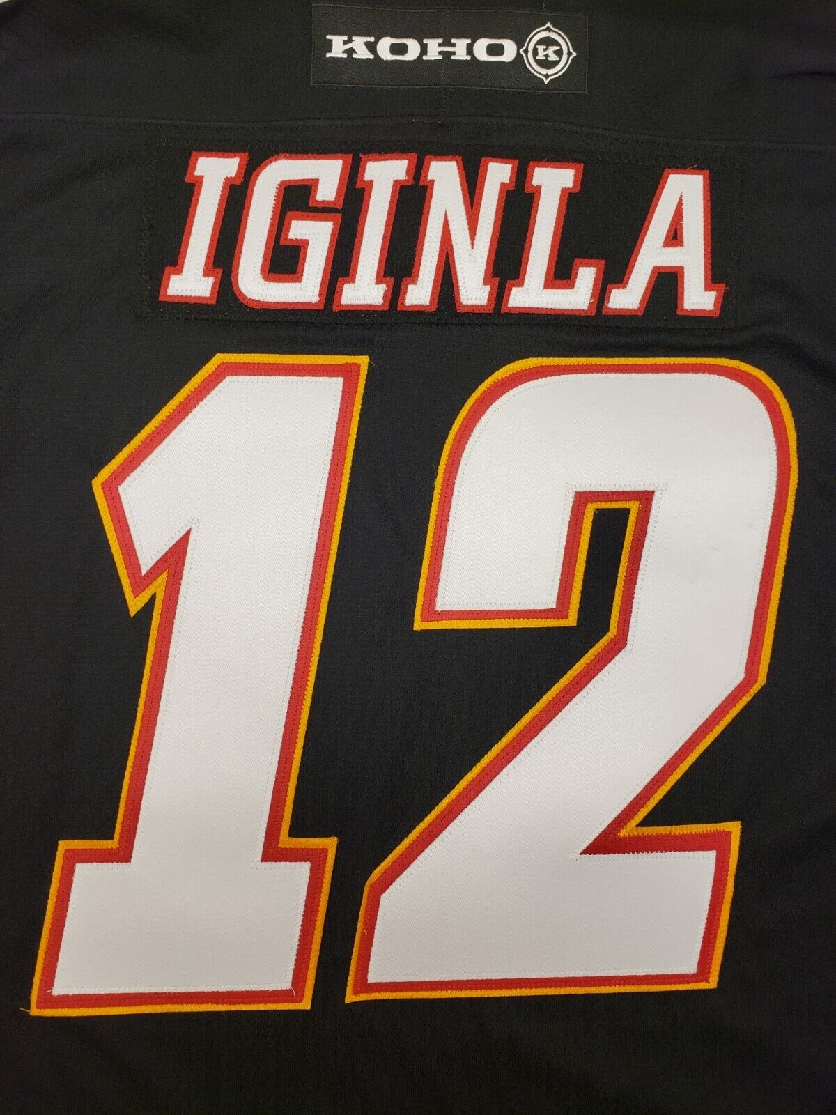 Jarome Iginla Calgary Flames Vintage Koho NHL Jersey hird Black
