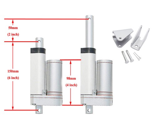 DC HOUSE 1000/1500N Linear Actuator 12V Electric Motor With Bracket Door opener - Picture 27 of 31