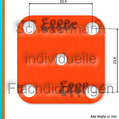 Lasergeschnittenes Effbe-Membrantuch für Solex 28 PCI Vergaser