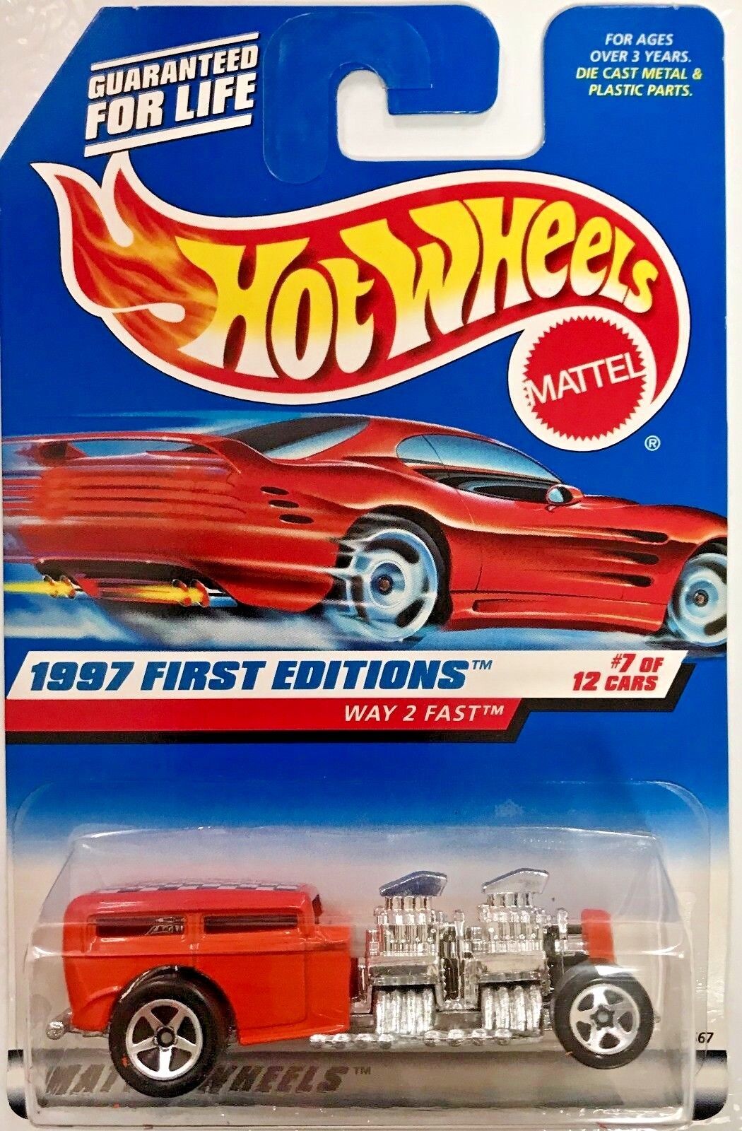 Hot Wheels 1997 First Editions #7/12 Way Fast #16667 1:64 Scale Diecast  eBay