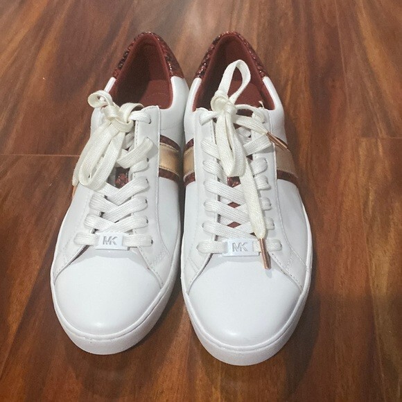 Michael Kors Irving Stripe Lace Up Sneakers Michael Kors Irving