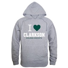 Clarkson University Golden Knights NCAA College I Love Hoodie Sweatshirt