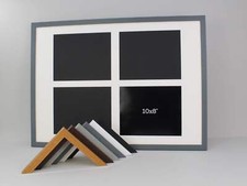 Suits Four 8x10" sized Photos. 50x70cm. Wooden Multi Aperture Photo Frame.