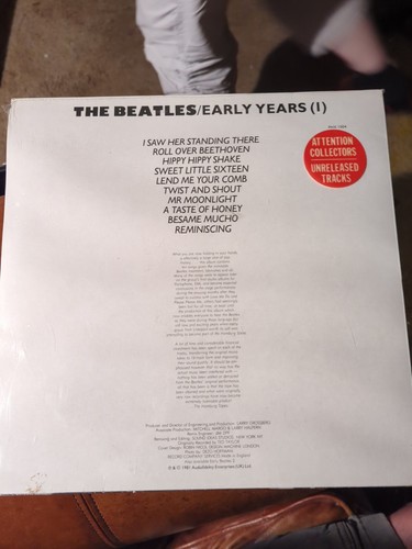 BEATLES Early Years I Vinyl LP -British Import 1981 Phoenix Records 1004 SEALED - Picture 2 of 2