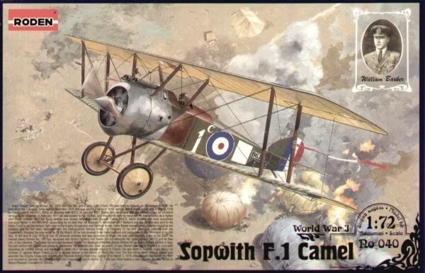 Roden 040 1:72nd scale Sopwith F.1 Camel World War 1