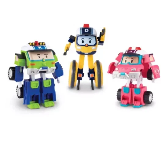 ROBOCAR Poli Transforming Rescue Pack (DRONEY, KEATON, SANDY) 3 Stück 1 Set - Bild 4 von 4