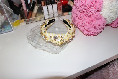 Stoney Clover Lane x Lele Sadoughi sunflower picnic headband. Never worn. lele sadoughi headband X Stoney Clover Lane Headband In  main image 4