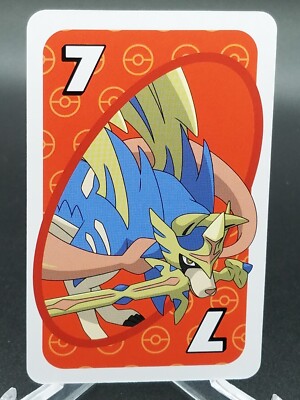 Zacian RED #7 Pokemon Mattel Japanese UNO Card NM/MINT | eBay