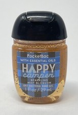 1 BATH  BODY WORKS HAPPY CAMPER MINT BLOSSOM POCKETBAC ANTI BACTERIAL HAND GEL