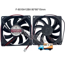 For COFAN F-8015H12BII 12V 0.35A Ultra-thin Large Air Volume Fan 2Pin 80 80 15mm