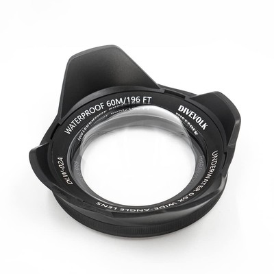 Underwater Wide-Angle Conversion Lens X0.6 for DIVEVOLK Housing & Action Camera