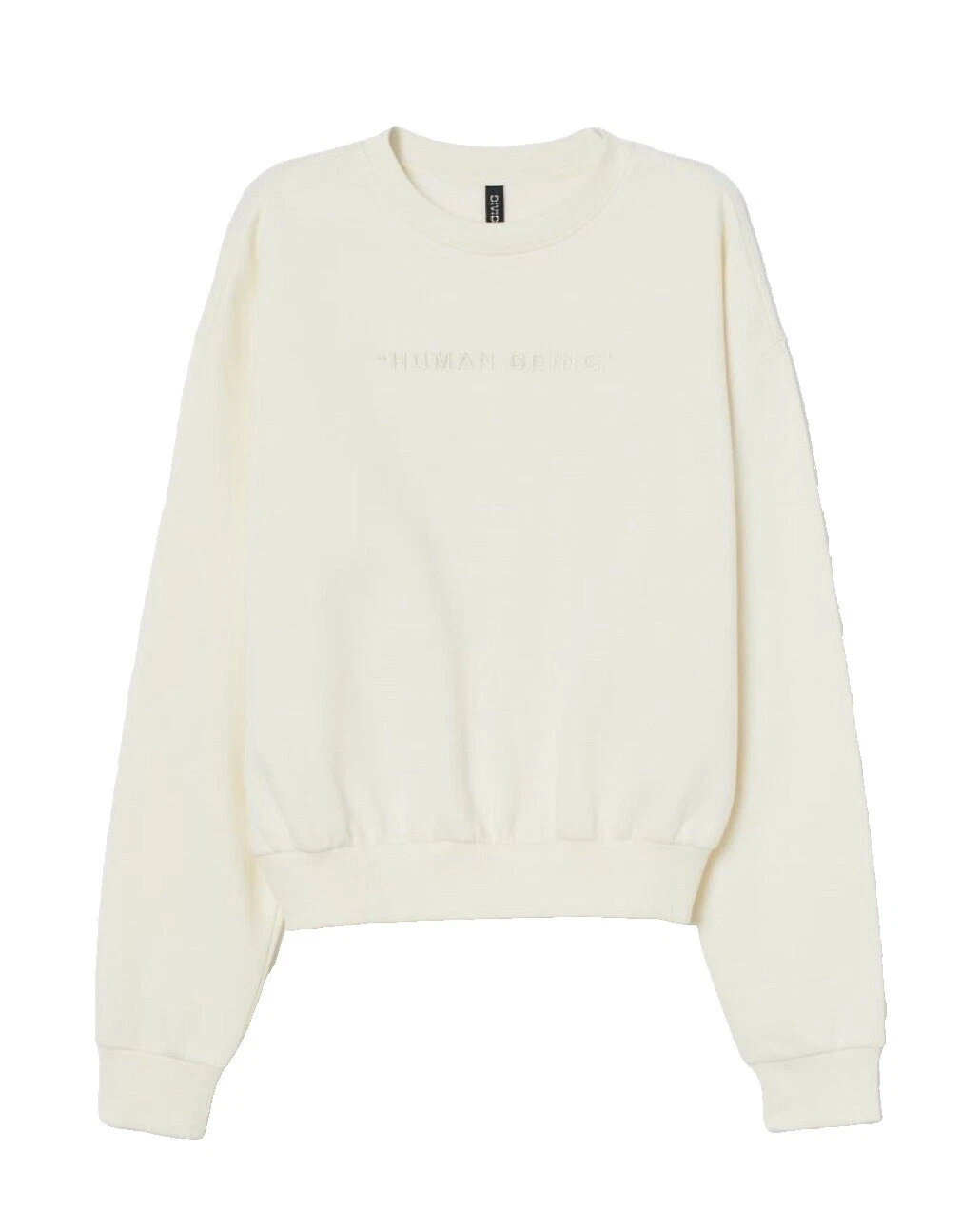 H&M White Long Sleeve Hoodies & Sweatshirts for Women