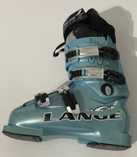 Lange WC Team Ski Boots Sz 24 Crazy Blue 292 mm