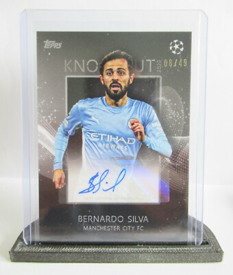 22-23 Topps BERNARDO SILVA シウバ 直筆サインカード BERNARDO SILVA AUTO TOPPS UCL KNOCKOUT MAN CITY Autograph Card 8