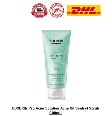 100ml Eucerin SCRUB Pro Acne Solution Reduce Acne & Blackheads FREE SHIPPING