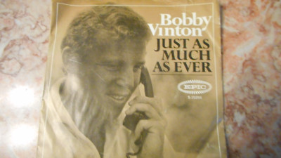 Bobby Vinton Just As Much As Ever 45 & Picture Sleeve