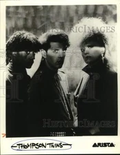 1983 Press Photo Musical Artists the Thompson Twins - sap61754