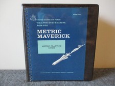 1967 USAF/ROCKWELL METRIC MAVERICK AGM-65A PRACTICE GUIDE BOOK- 1st CCTV VERSION