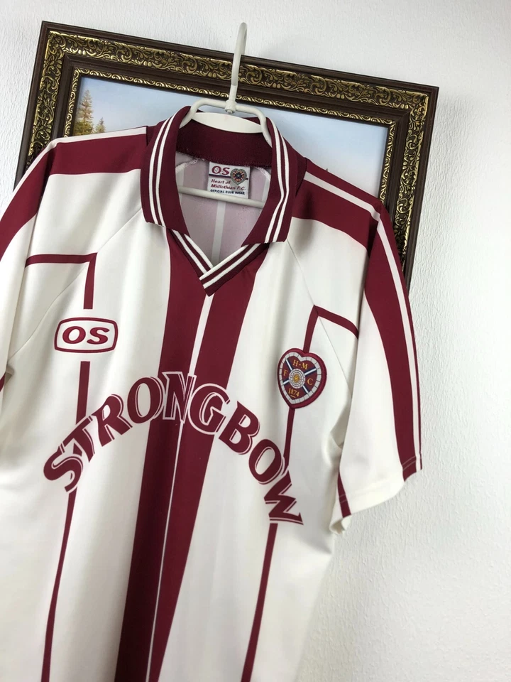Heart Of Midlothian Away football shirt 1999 Soccer Jersey Rare Mens Size M - Image 4 of 4
