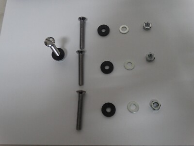 Garrard 301 Mounting Bolts with Nuts and Isolation Washers