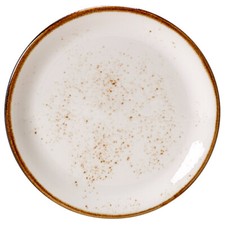 Steelite Craft Coupe Plate White 10" / 25.25cm - Dinner Plates Rustic Crockery
