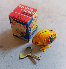 PULCINO CHE BECCA a molla made China - GIOCHI D'EPOCA