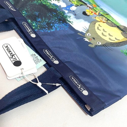 Lesportsac My Neighbor Totoro Ghibli Magazine EMERALD TOTE Shoulder Bag Japan - Picture 3 of 13