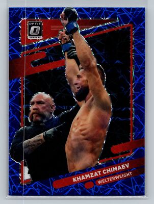 2022 Donruss Optic UFC #72 Khamzat Chimaev Blue Velocity | eBay