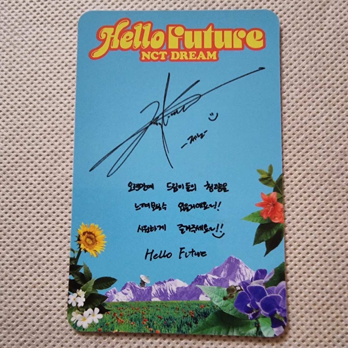 NCT DREAM OFFICIAL Hello Future 1ST ALBUM/KIT/KIHNO VER Album
