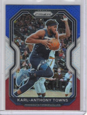 2020-21 Panini Prizm Red White Blue Karl-Anthony Towns