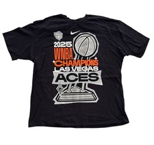 Las Vegas Aces Nike Unisex 2025 WNBA Finals Champions Locker Room SIZE L T-Shit