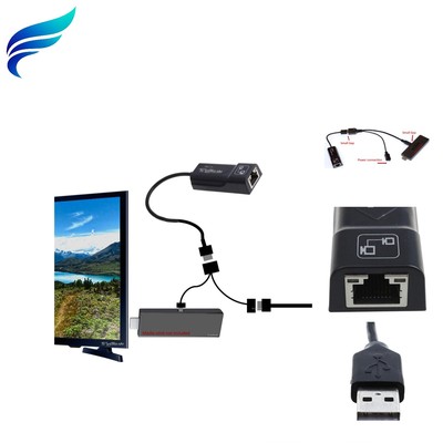Micro USB OTG Ethernet Adapter for Streaming Sticks - Reliable Wired Connection