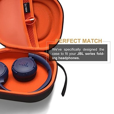 L LTGEM LTGEM EVA Hard Headphone Wireless Black+Orange