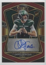 2020 Panini Select Rookie Signatures Maroon Prizm /60 James Morgan Auto 8x7