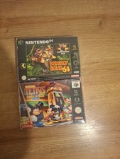 Donkey Kong 64 And Magical Tetris Challenge Nintendo 64 N64 Box And Manuals