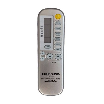 NNEDSZ Air Conditioner AC Remote Control Silver - For ACSOM ACTRON AIR ADC AIDEL