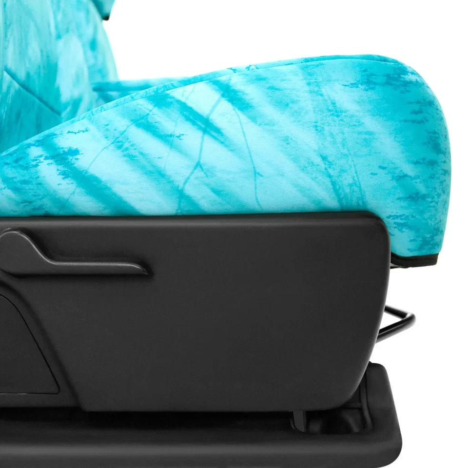 For Toyota 4Runner 03-06 Seat Cover Realtree Fishing 1st Row Camo Light Teal Foto 2 de 4