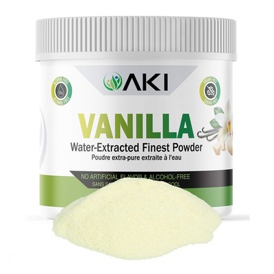 Aki Fine Vanilla Powder Extract From Beans 5.29oz/150g  Water Extracted Powde...