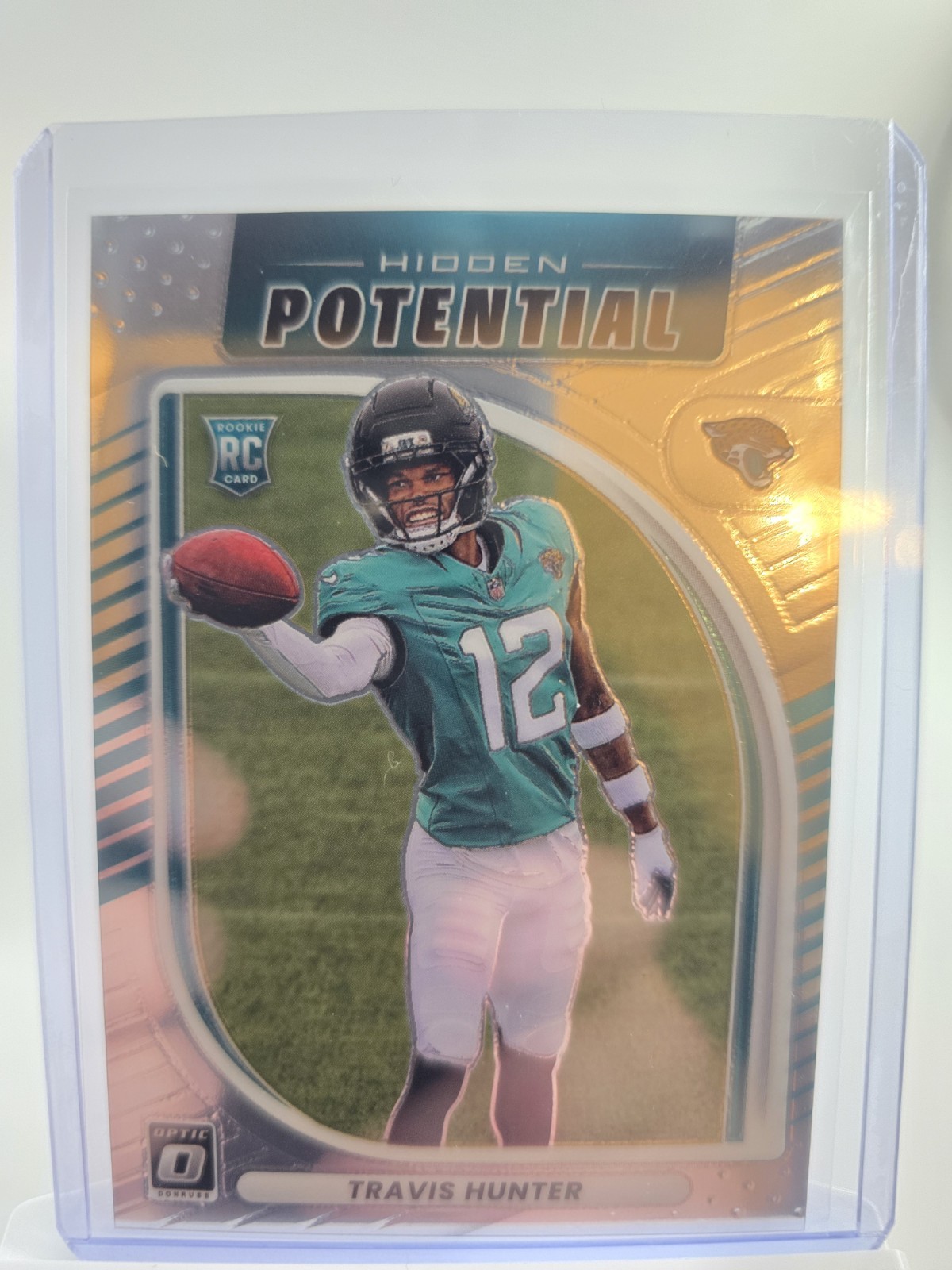 2025 Donruss Optic Travis Hunter #3 Hidden Potential (RC) Jacksonville Jaguars