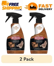 Weiman LEATHER CONDITIONER CLEANER Protect Restore Car Auto Seat Sofa 12oz spray